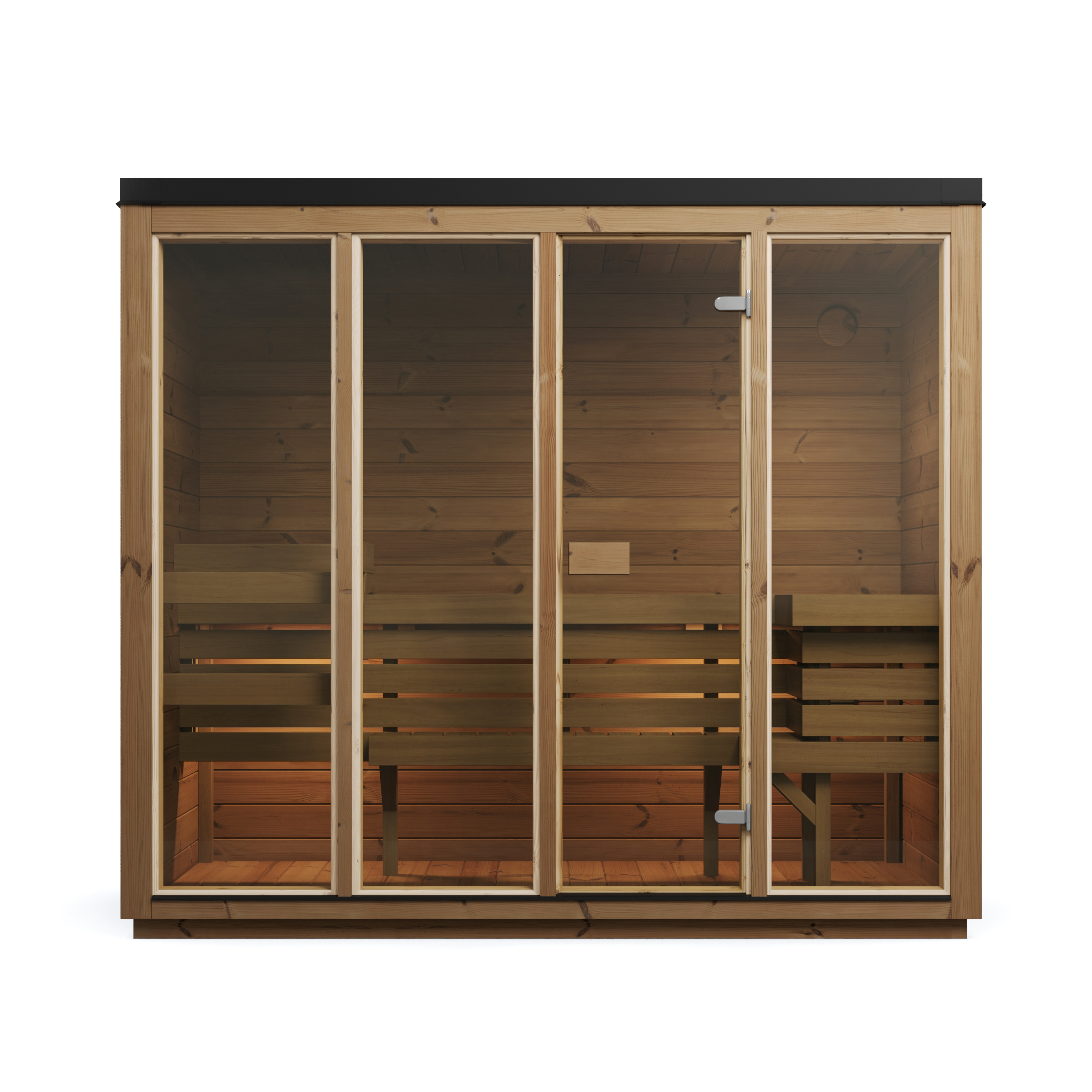 Outdoor Cube Sauna Mira – **Platin Version**