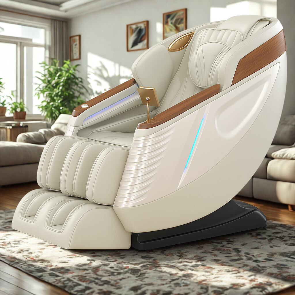 iRELAX Livo Pro Weiss Massagesessel – **Zero-Gravity**