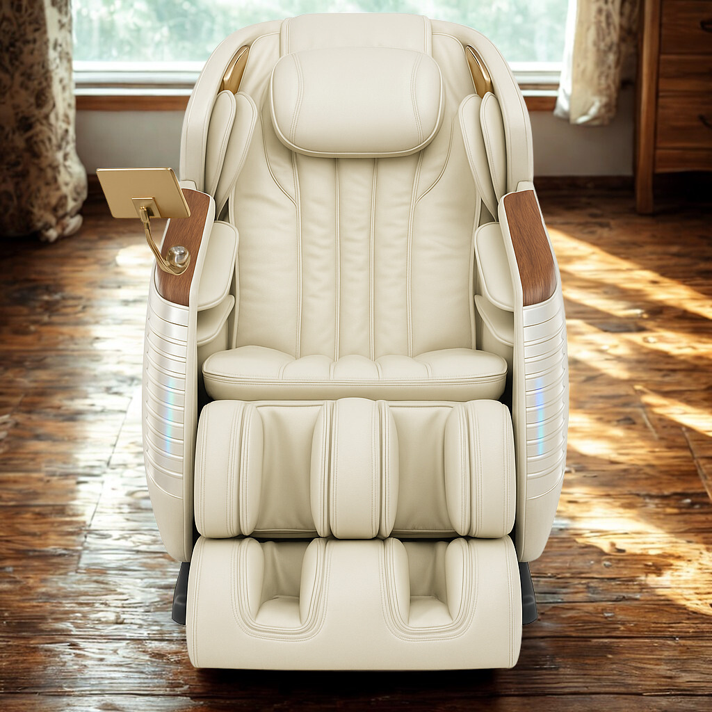 iRELAX Livo Pro Weiss Massagesessel – **Zero-Gravity**