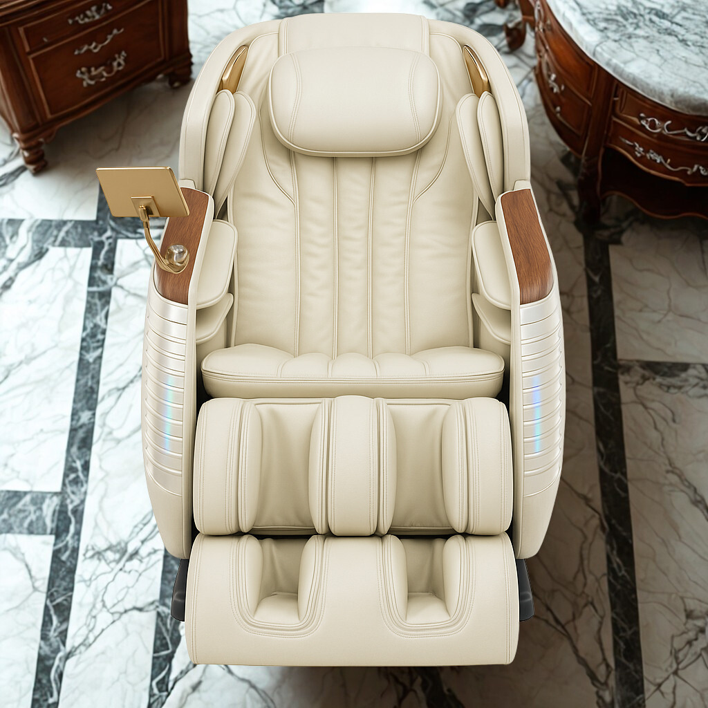 iRELAX Livo Pro Weiss Massagesessel – **Zero-Gravity**