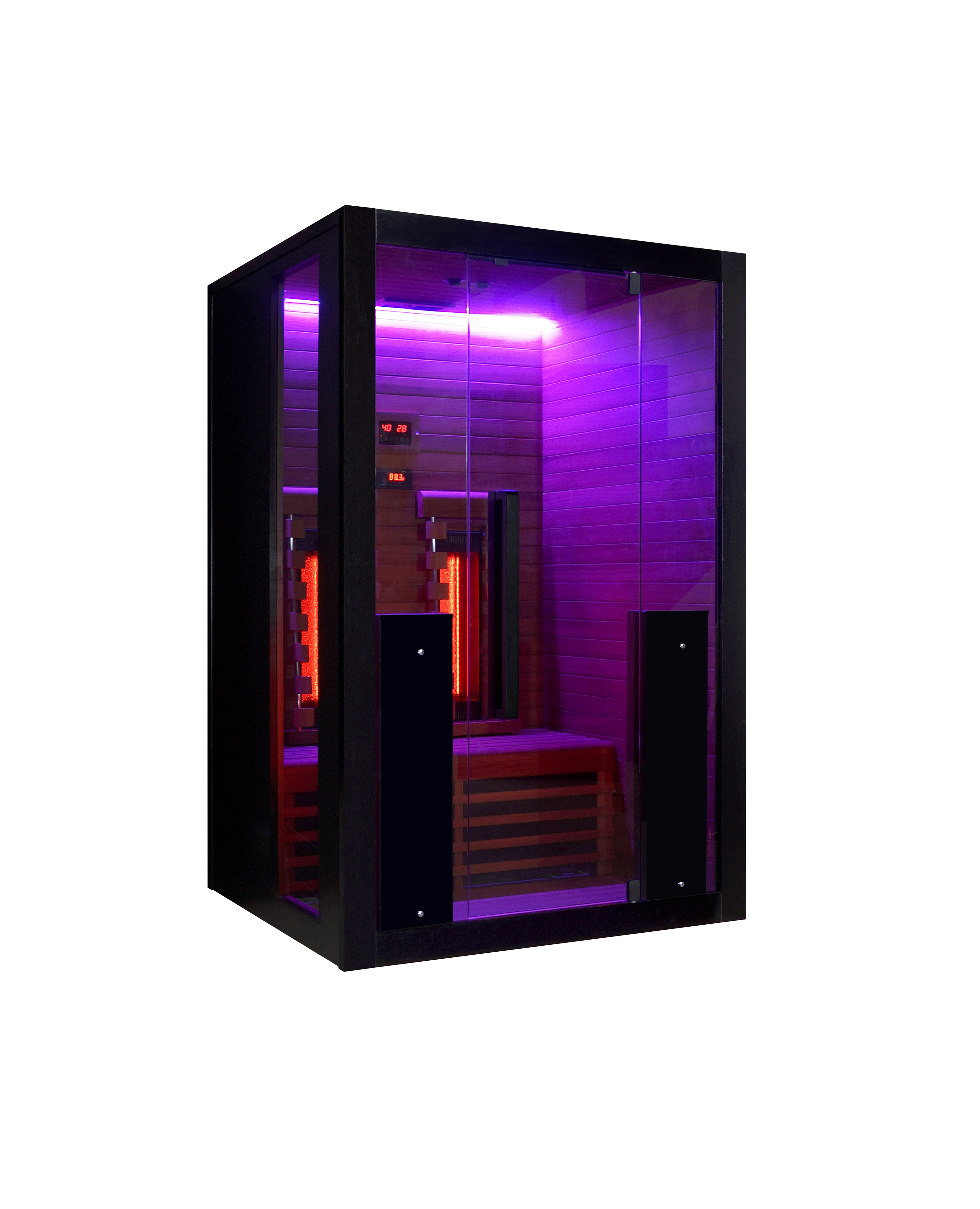 INFRARED 130 Infrarotsauna für 2 Personen | Infrarotkabine für Zuhause