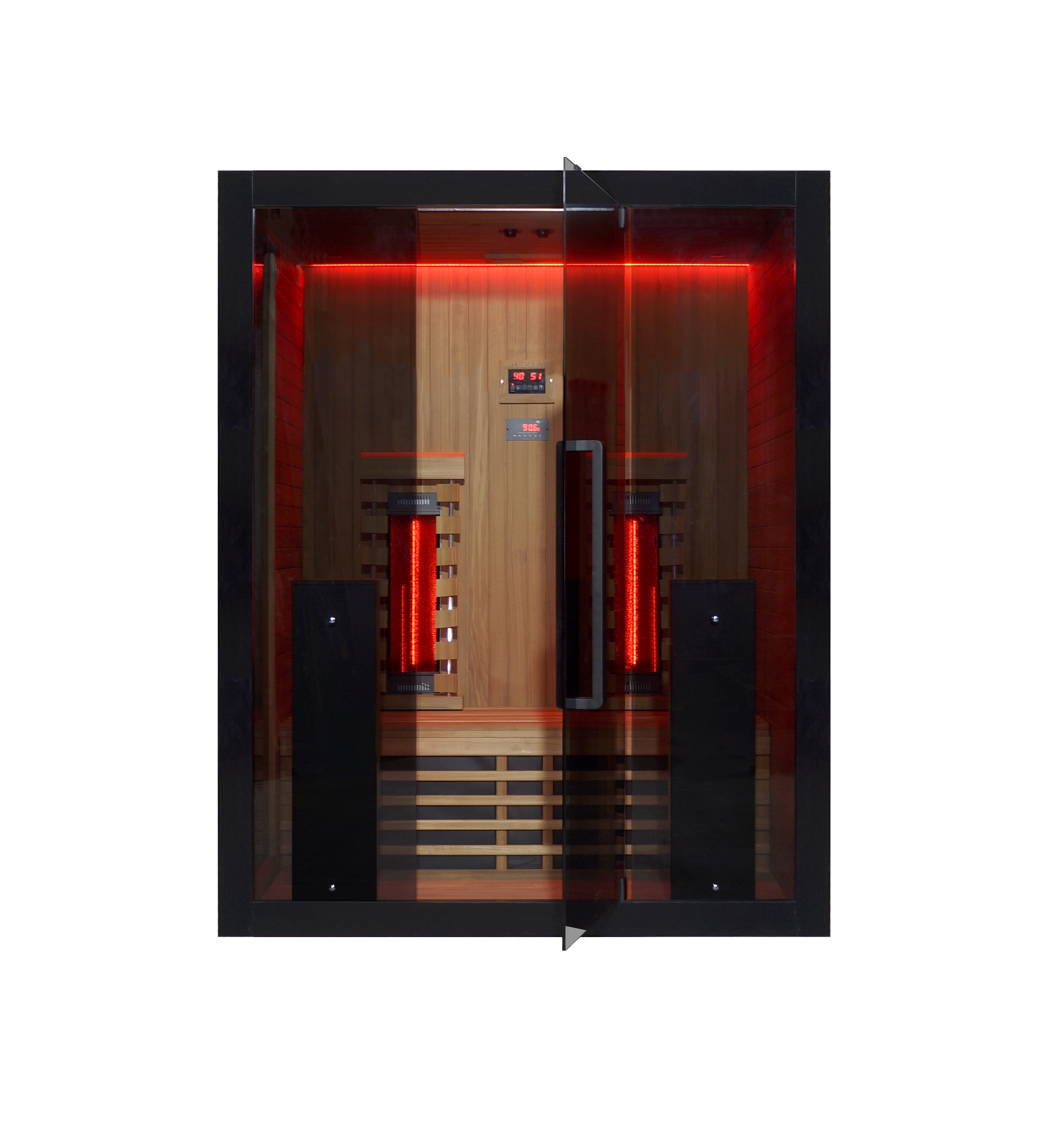 INFRARED 160 Infrarotsauna für 2 Personen | Große Infrarotkabine für Zuhause