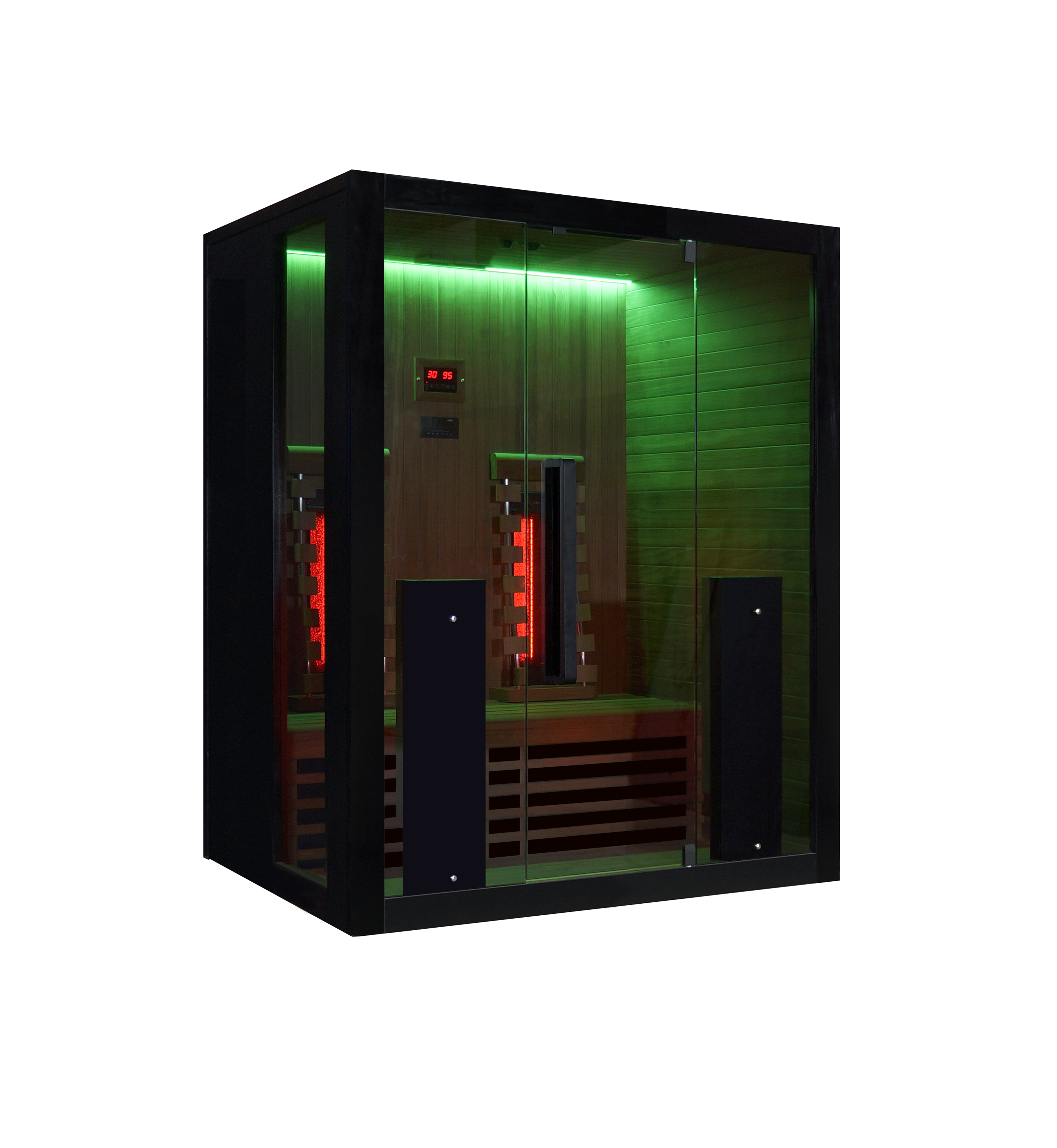 INFRARED 160 Infrarotsauna für 2 Personen | Große Infrarotkabine für Zuhause