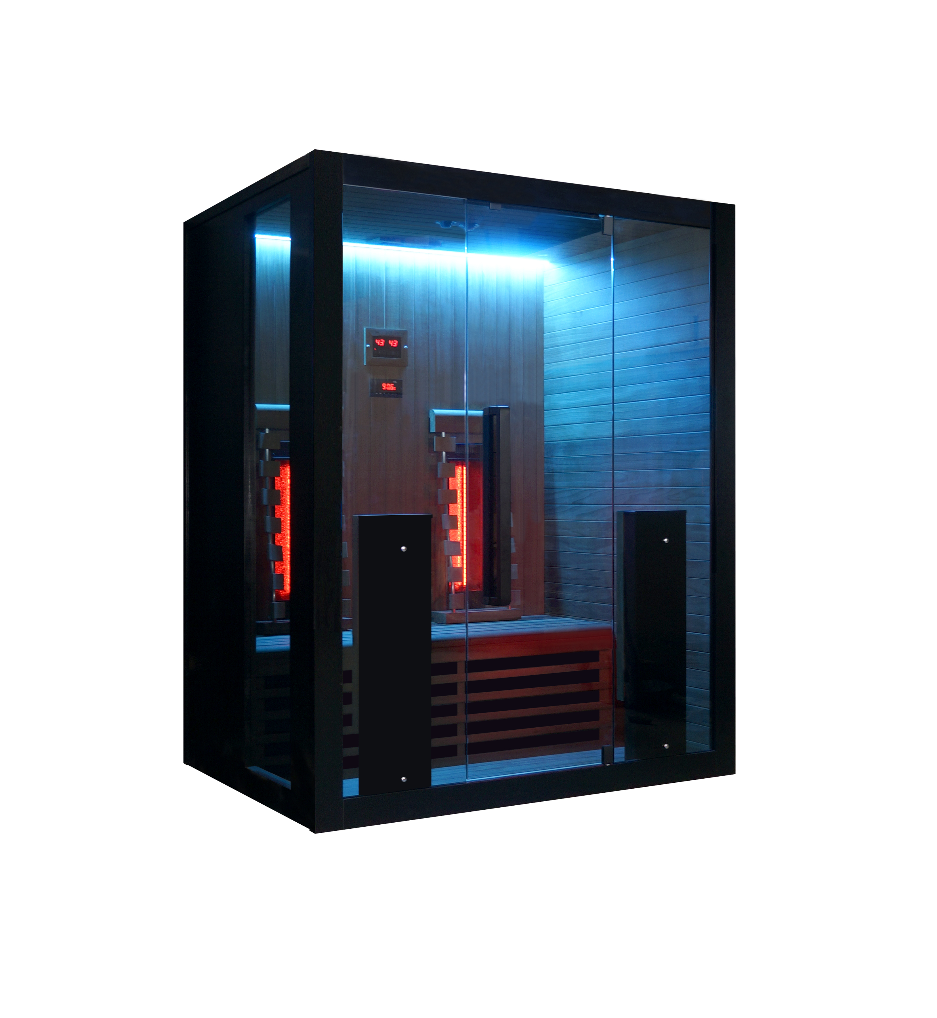 INFRARED 160 Infrarotsauna für 2 Personen | Große Infrarotkabine für Zuhause