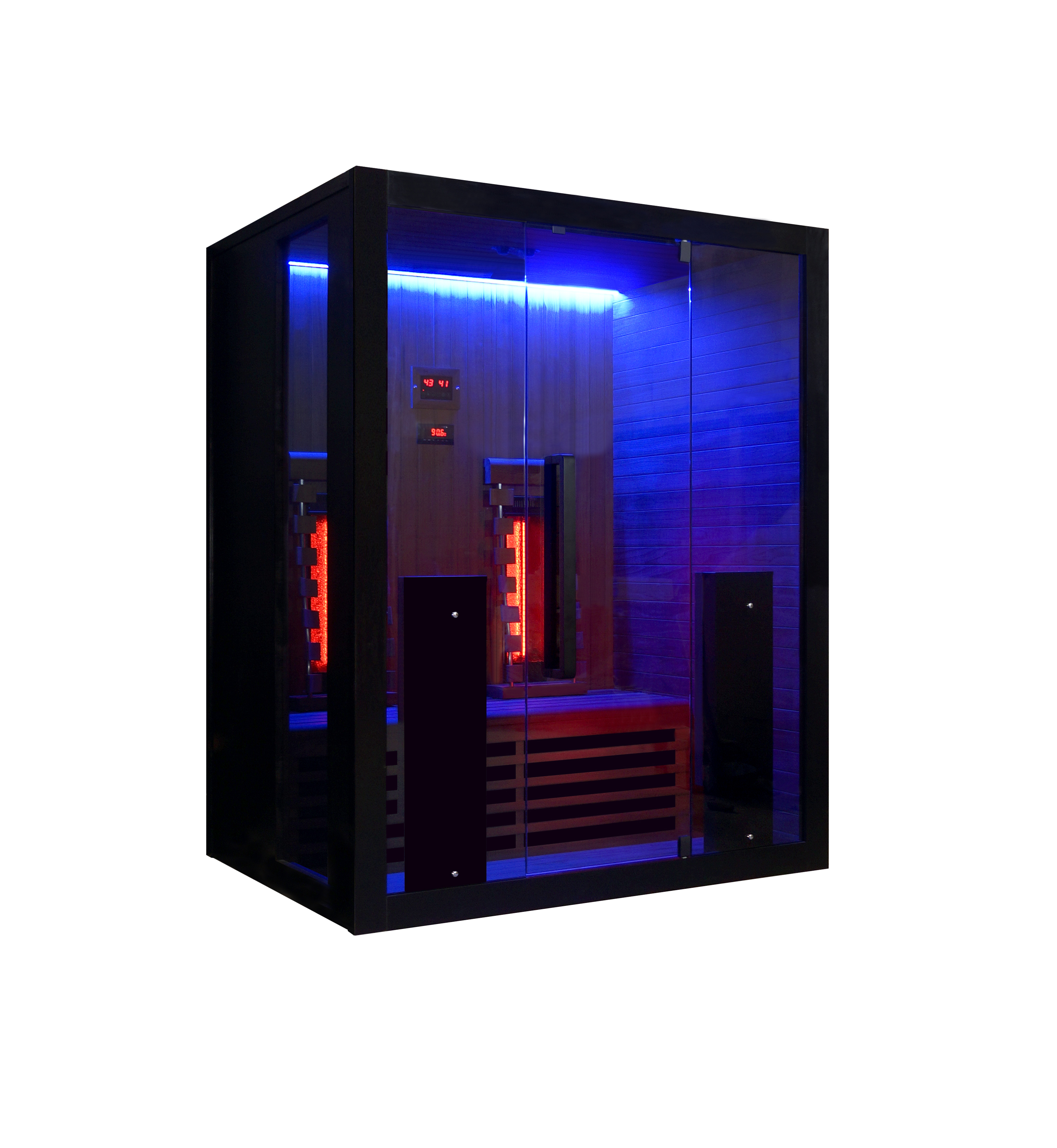 INFRARED 160 Infrarotsauna für 2 Personen | Große Infrarotkabine für Zuhause