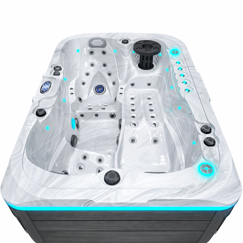 Whirlpool Pittsburgh **Game Changer Version** mit Balboa Therapy Sequencer und Volcano Massage