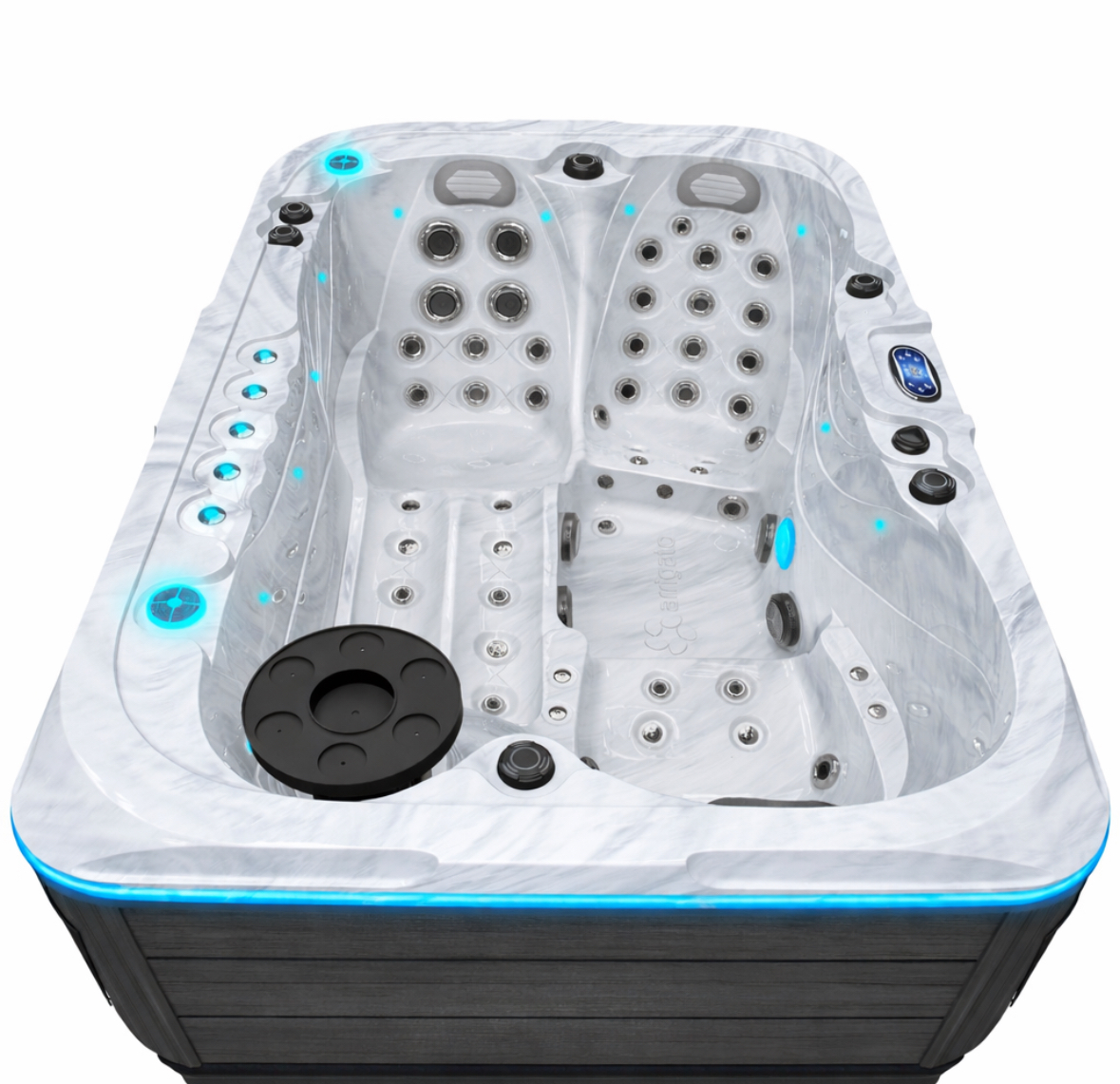 Whirlpool Pittsburgh **Game Changer Version** mit Balboa Therapy Sequencer und Volcano Massage