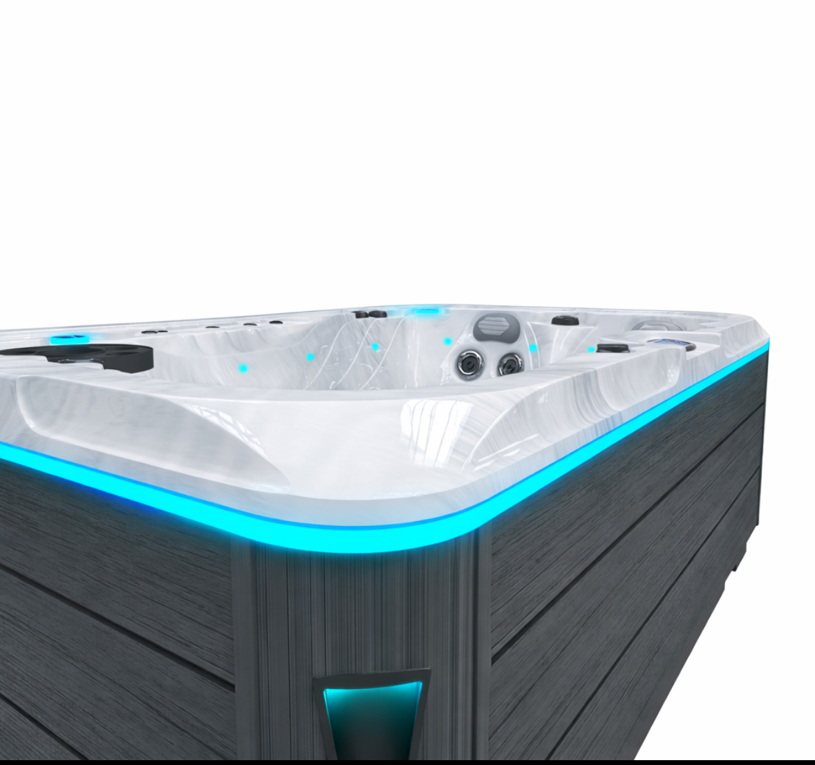 Whirlpool Pittsburgh **Game Changer Version** mit Balboa Therapy Sequencer und Volcano Massage