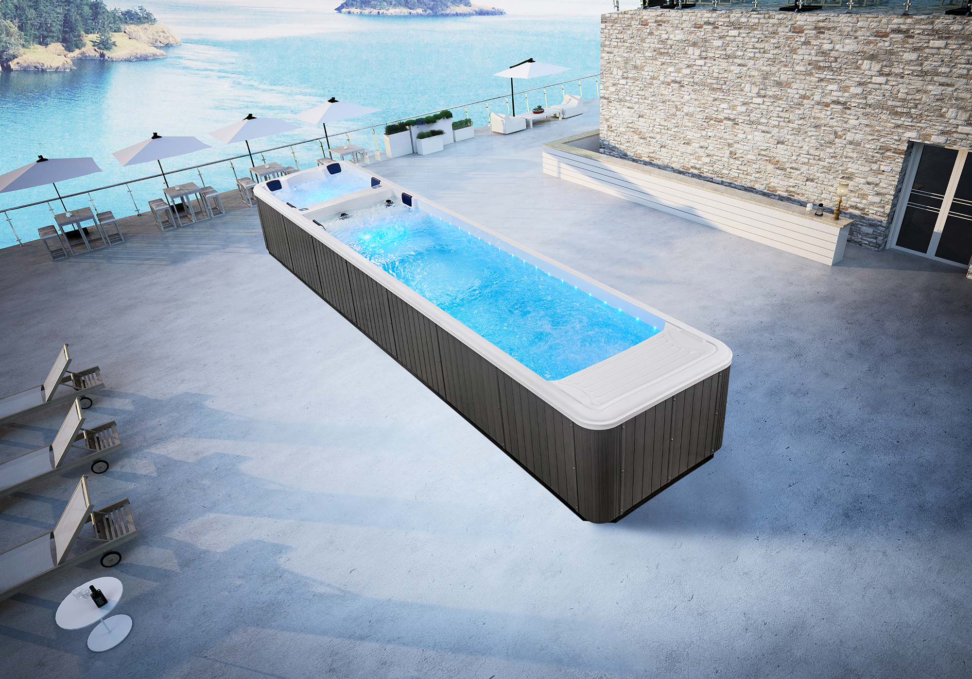 Swim Spa BEL AIR 10 Meter – Luxus neu definiert