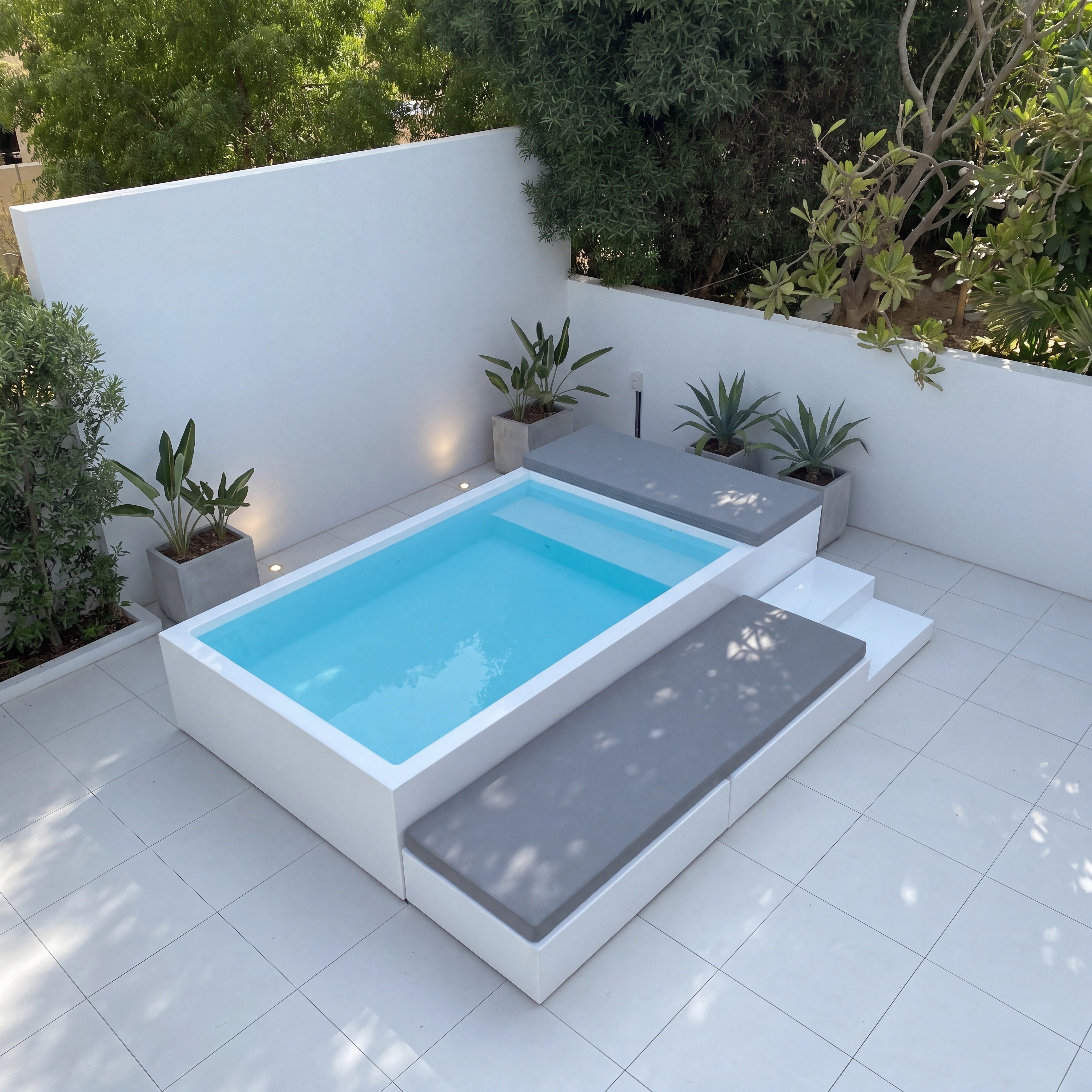 Whirlpool Mini Pool Santorini **ARRIGATO® Mediterranean Collection**