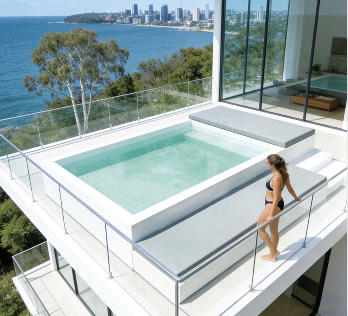Whirlpool Mini Pool Santorini **ARRIGATO® Mediterranean Collection**