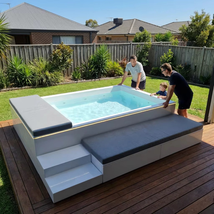 Whirlpool Mini Pool Santorini **ARRIGATO® Mediterranean Collection**