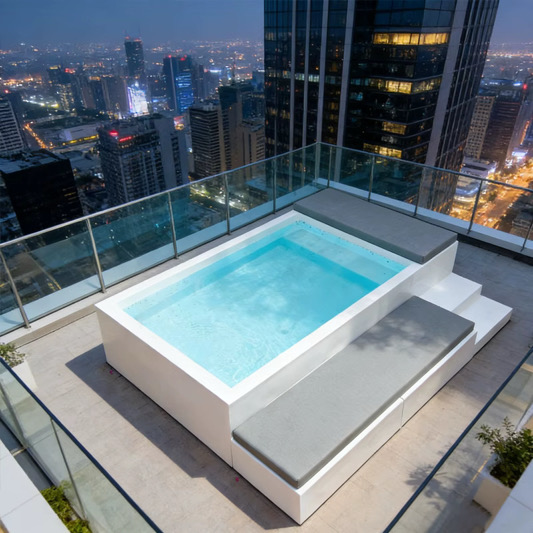 Whirlpool Mini Pool Santorini **ARRIGATO® Mediterranean Collection**