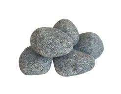 Finnische Saunasteine rund - 15 kg Box