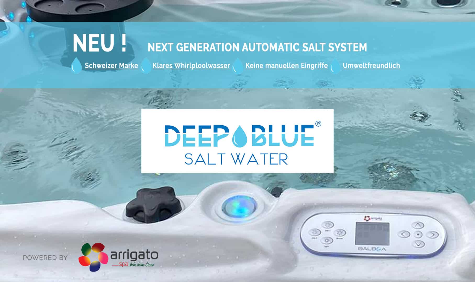 Deep Blue Salzwasseranlage Übersicht