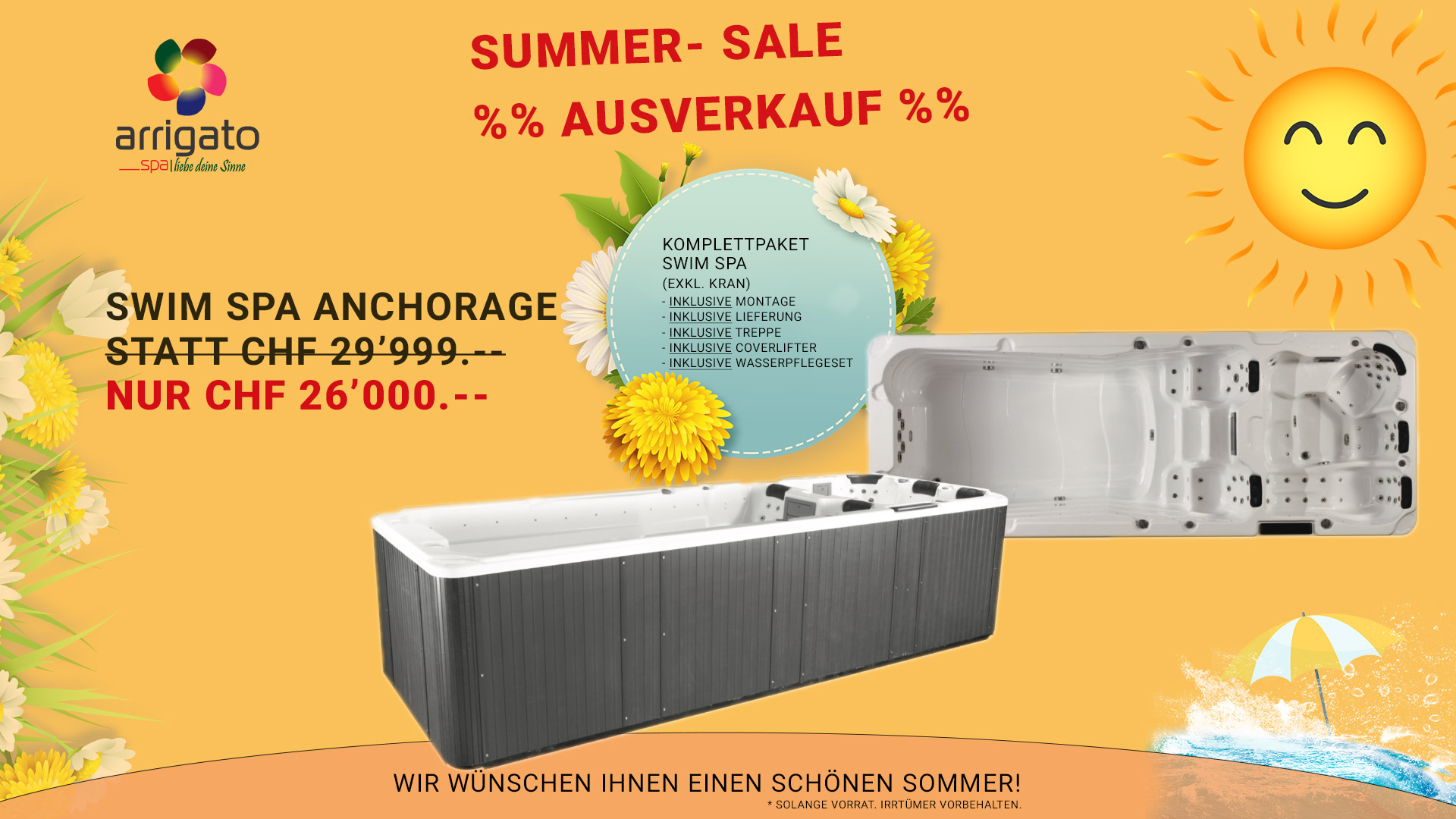 Swim Spa Anchorage 152cm **Premium Version** Arrigato GmbH