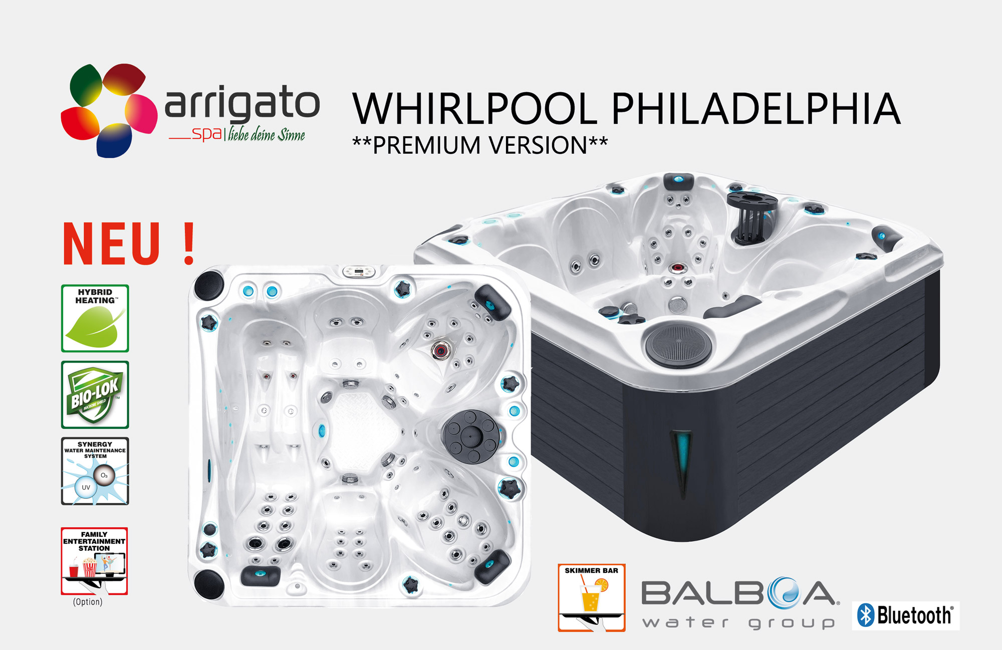 Whirlpool Philadelphia Hybride Heizung